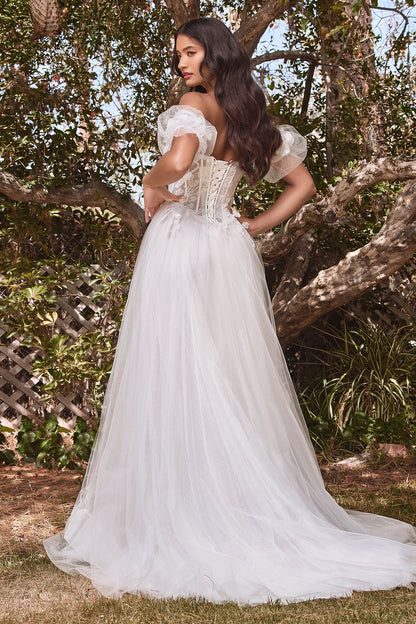 Strapless Floral Ball Gown Tux-USA
