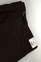 "Double Pleated" Chocolate Super 150's Luxury Viscose Blend Tuxedo Pants by Tux-USA