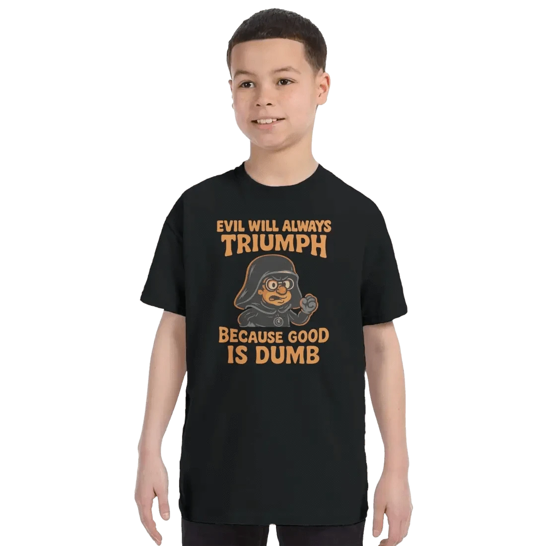 Dark Helmet - Because Good is Dumb T-Shirt by Art-O-Rama Shop