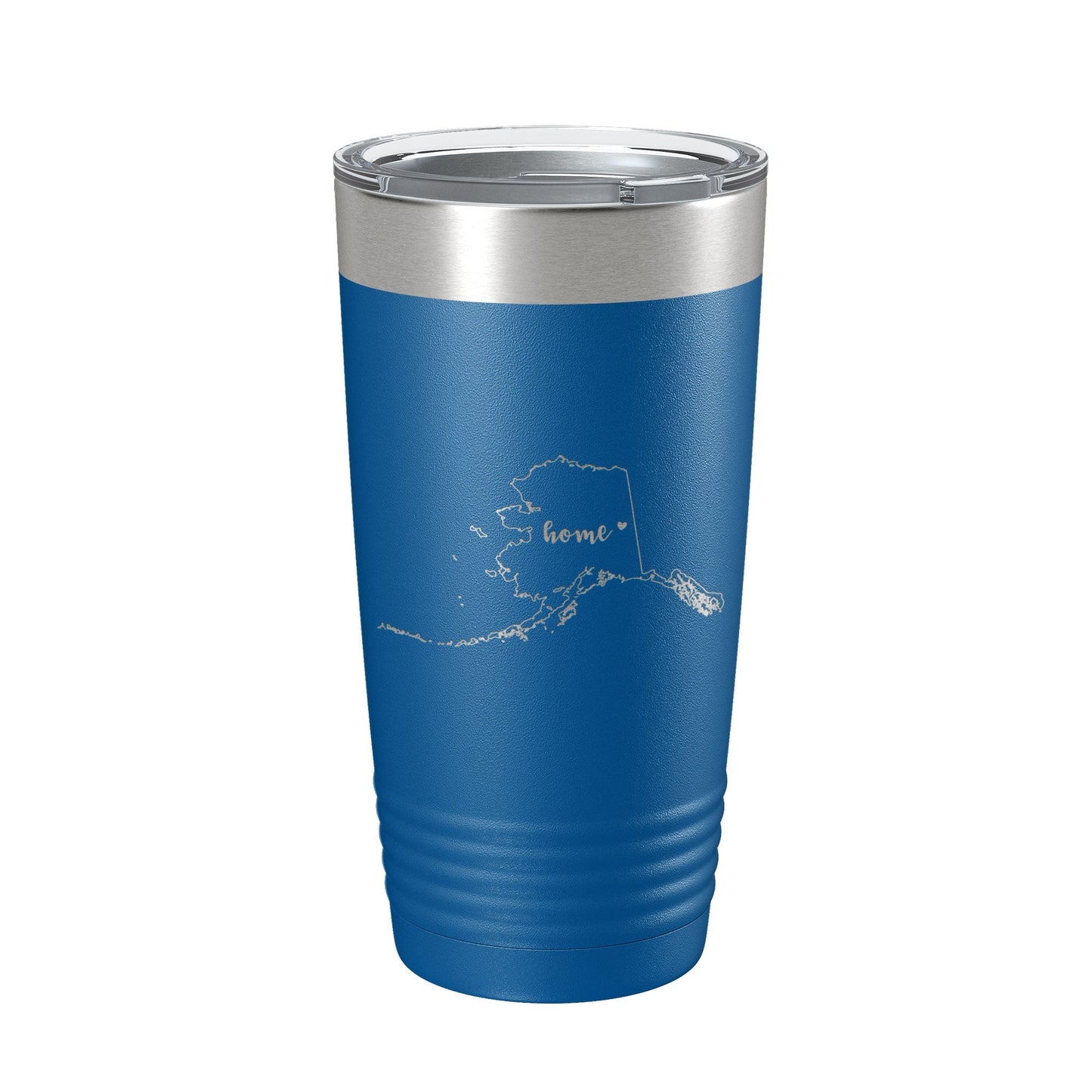 Alaska Tumbler Home State Travel Mug Insulated Laser Engraved Map Coffee Cup 20 oz by CarveBright