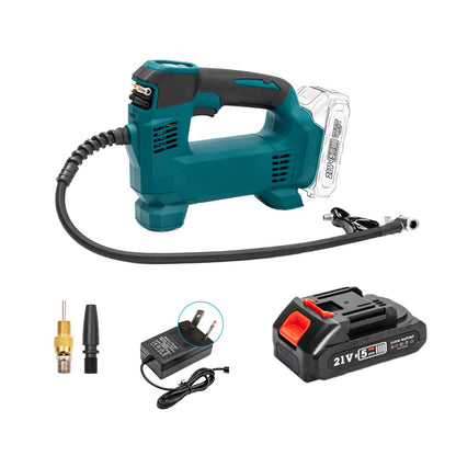 Cordless Portable Tyre Inflator Pump With Battery Charger Suitable For Makita 18V Battery by MAXCOOL