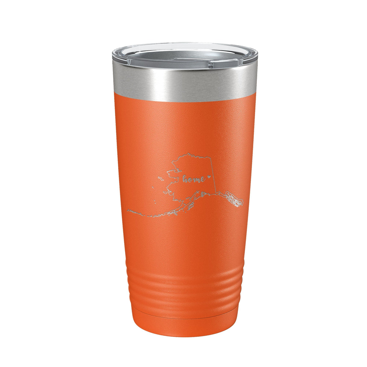 Alaska Tumbler Home State Travel Mug Insulated Laser Engraved Map Coffee Cup 20 oz by CarveBright