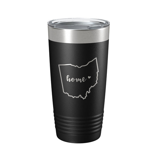 Ohio Tumbler Home State Travel Mug Insulated Laser Engraved Map Coffee Cup 20 oz by CarveBright