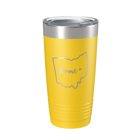 Ohio Tumbler Home State Travel Mug Insulated Laser Engraved Map Coffee Cup 20 oz by CarveBright