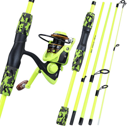 Sougayilang Fishing Rod Set Travel Fishing Combo ForeverGifts's Studio