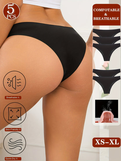 Invisible Comfort Seamless Bikini Set (5-Pack) – Breathable & Quick-Dry ForeverGifts Studio