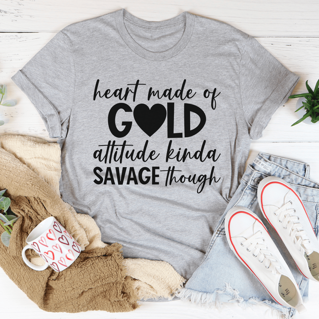 Heart Made Of Gold Tee MerchMallow