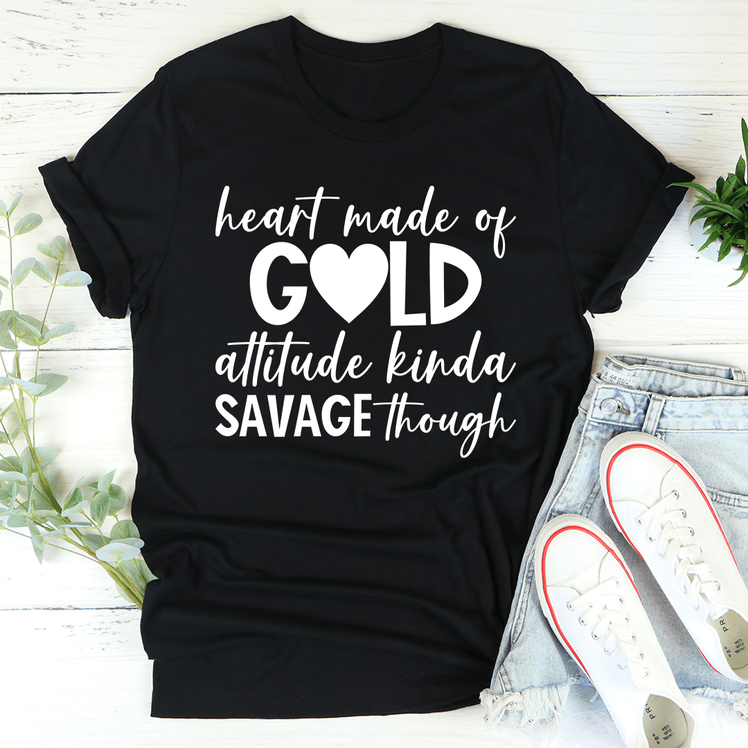 Heart Made Of Gold Tee MerchMallow