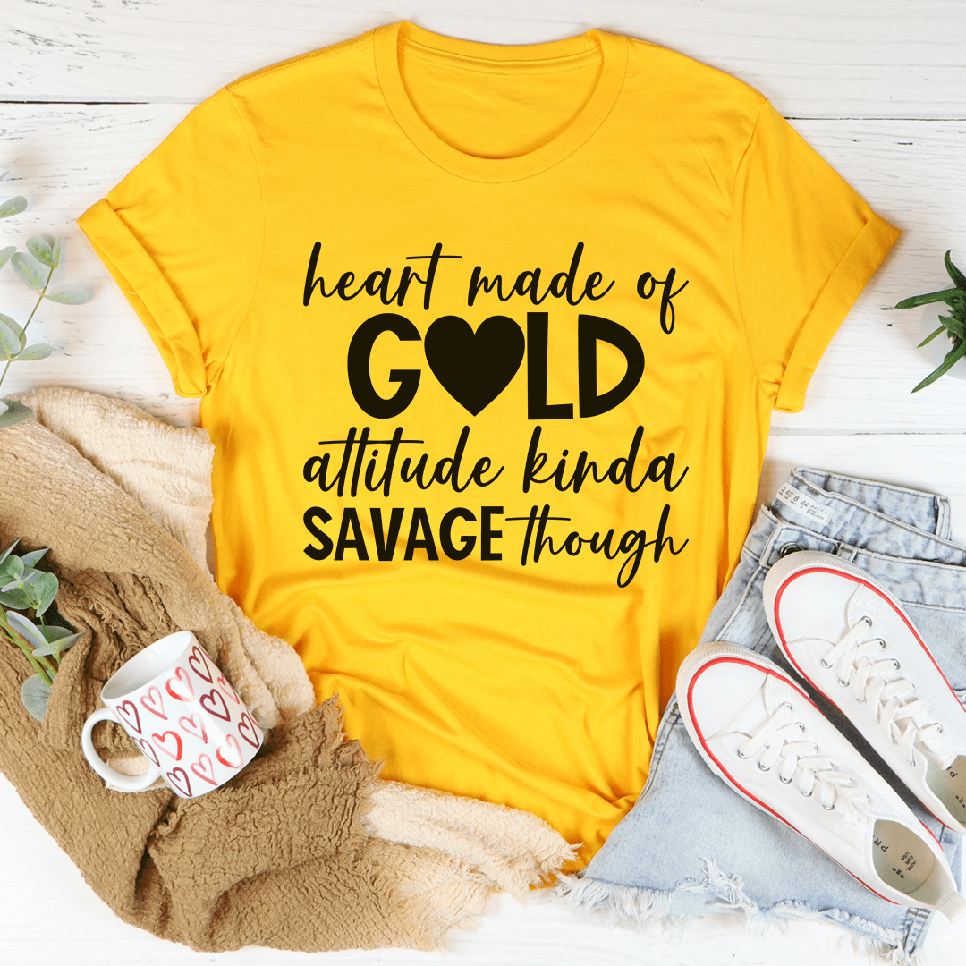 Heart Made Of Gold Tee MerchMallow