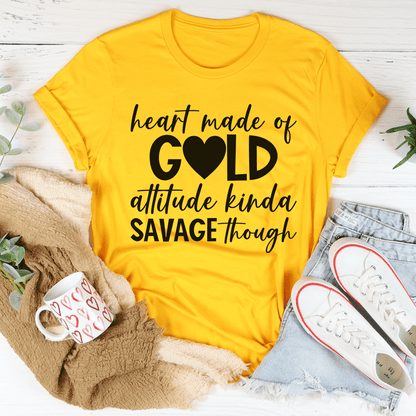 Heart Made Of Gold Tee MerchMallow