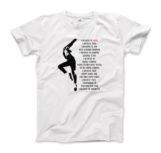 I Believe in Pink Quote T-Shirt Art-O-Rama Shop