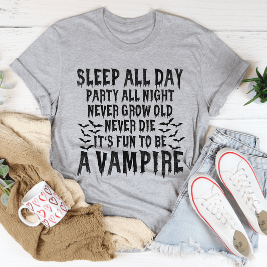 It's Fun To Be A Vampire Tee by MerchMallow