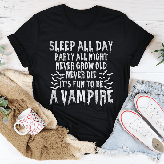 It's Fun To Be A Vampire Tee by MerchMallow