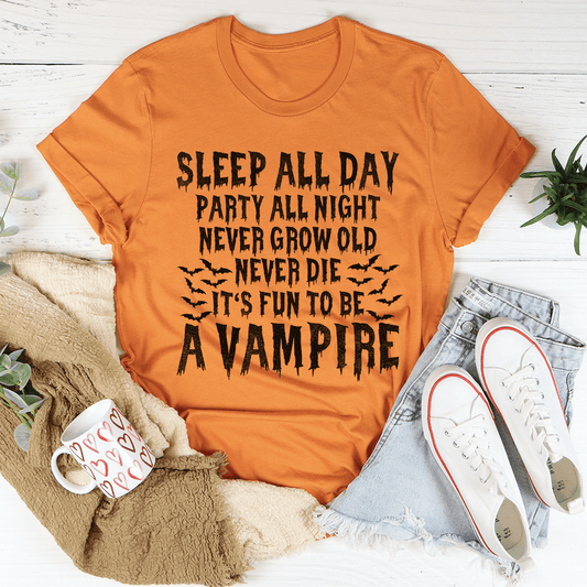 It's Fun To Be A Vampire Tee by MerchMallow