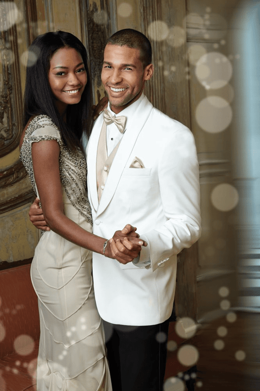 "Maxwell" Ivory Dinner Jacket Shawl (Separates) Tux-USA