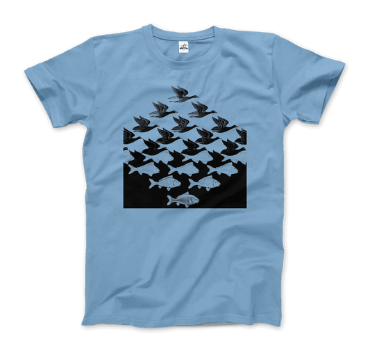 MC Escher Sky and Water I Art T-Shirt by Art-O-Rama Shop