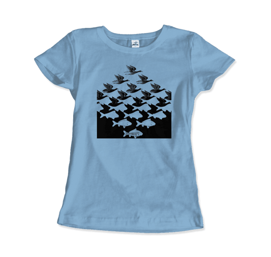MC Escher Sky and Water I Art T-Shirt by Art-O-Rama Shop