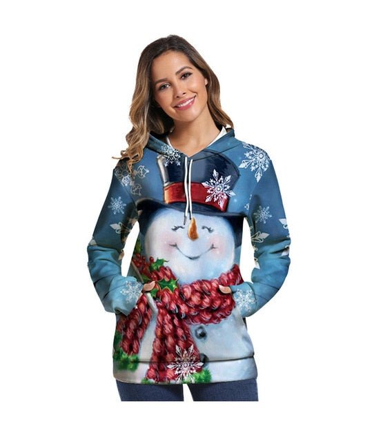 Funny 3D Unisex Christmas Sweater Pullover Lovers Clothing by Vimost Sports